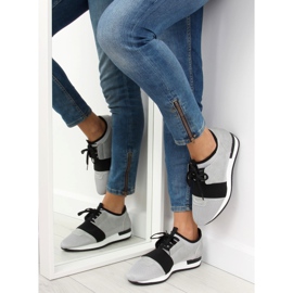 Šedé sportovní boty 16-515 šedé šedá černá 1