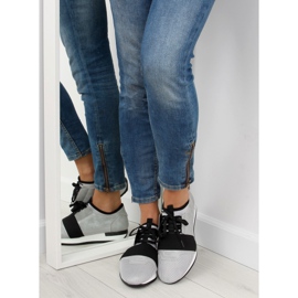 Šedé sportovní boty 16-515 šedé šedá černá 2