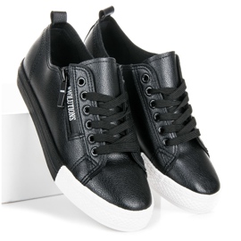 Tenisky Na Platformě černý 1