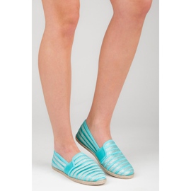 Modré espadrilky modrý 5