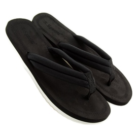 Černé dámské černé žabky CK38 black černý 2