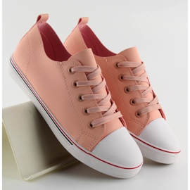 Růžové dámské tenisky růžové XL01p Růžová růžový 1