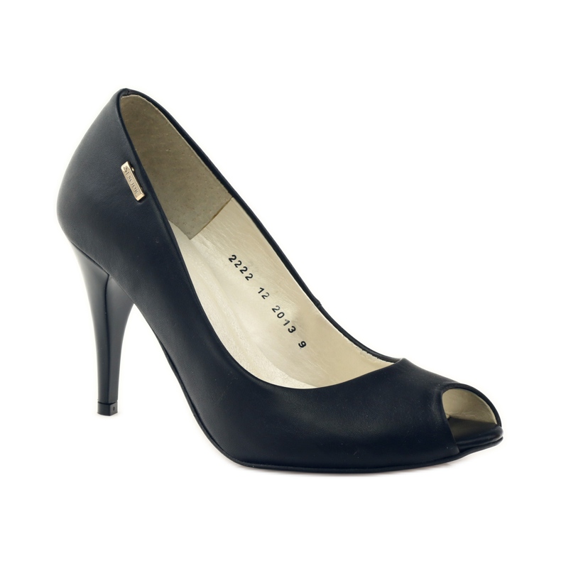 Dámské lodičky na vysokém podpatku Neścior 99 černé černá 1