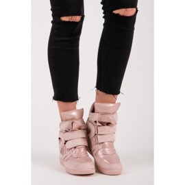 Vices Svěráky tenisek na suchý zip růžový 2