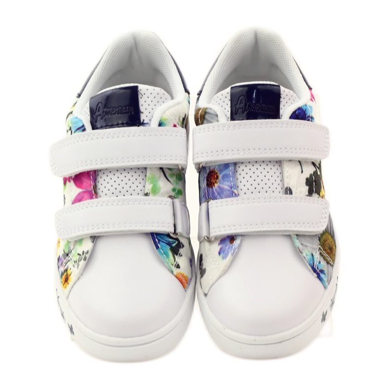 American Club Americké tenisky s koženou stélkou vícebarevný bílý 4 American Club Americké tenisky s koženou stélkou vícebarevný bílý 4