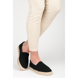 Kylie Černé espadrilky černý 2