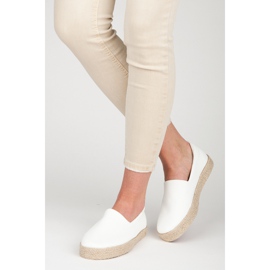 Kylie Bílé espadrilky bílý 1