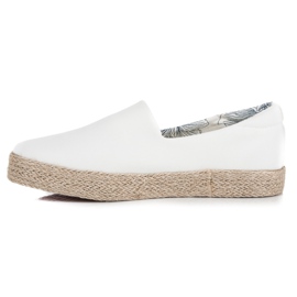Kylie Bílé espadrilky bílý 3