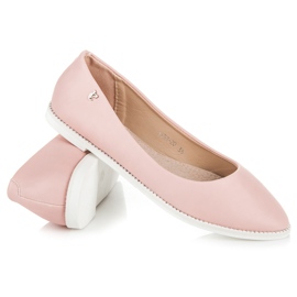 Vices Růžové baleríny s kamínky růžový 1