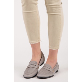 Seastar Semišové mokasíny šedá 1