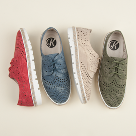 Kylie Prolamované espadrilky zelený 1