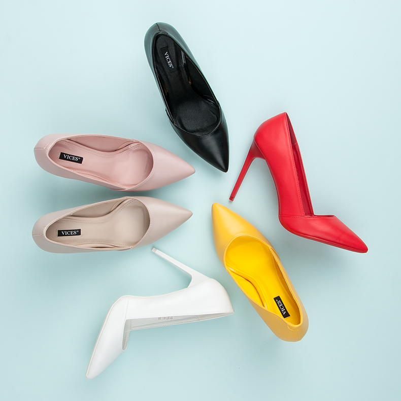 Vices Elegantní svěráky na vysokém podpatku růžový 1