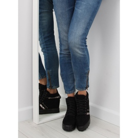 Černé dámské tenisky AT-0650-L Black černá 1 Černé dámské tenisky AT-0650-L Black černá 1