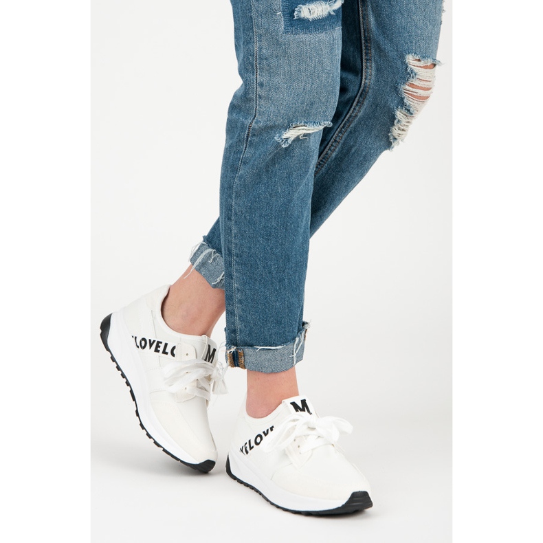 Seastar Miluji sportovní obuv bílý černá 1