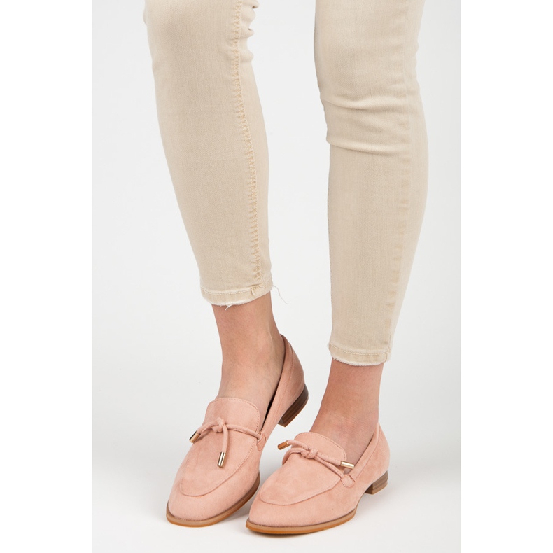 Vices Jarní mokasíny růžový 1