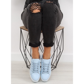 Modré NB183P Modré tenisky s vysokou podrážkou modrý 2 Modré NB183P Modré tenisky s vysokou podrážkou modrý 2