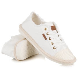Seastar Šněrovací tenisky, espadrilky bílý 6