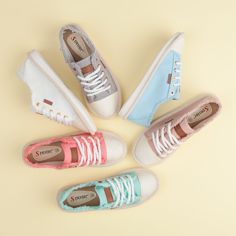 Seastar Šněrovací tenisky, espadrilky zelený 2