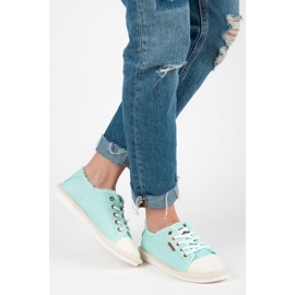 Seastar Šněrovací tenisky, espadrilky zelená 4