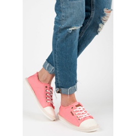 Seastar Šněrovací tenisky, espadrilky růžový 3