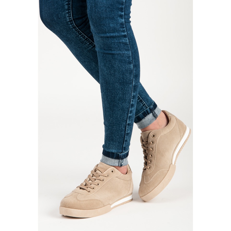 Vices Semišové sportovní boty svěráky hnědý 2