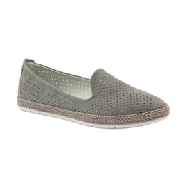 Filippo Šedé baleríny Lords F 081 espadrilky šedá 1