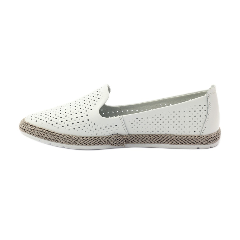 Filippo Lords baleríny espadrilky F 081 bílé bílý 2