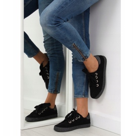 Černé dámské tenisky AK03P Black černý šedá 1