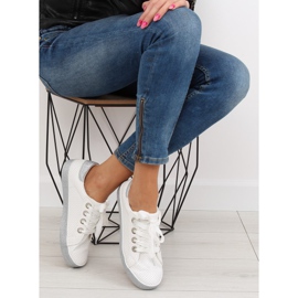 Bílé dámské tenisky AK03P White bílý 2