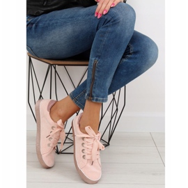 Růžové dámské tenisky AK03P Růžové růžový 2