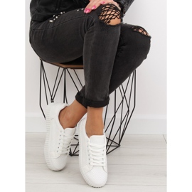 Bílé creepersy tenisky AX02 bílý 1