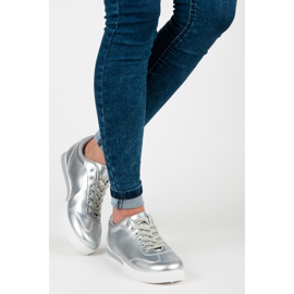 Vices Stříbrné sportovní boty šedá 2