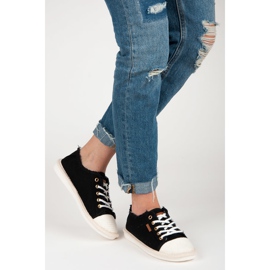 Seastar Šněrovací espadrilky černá 2