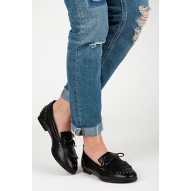 Seastar Stylové mokasíny na jaro černý 1