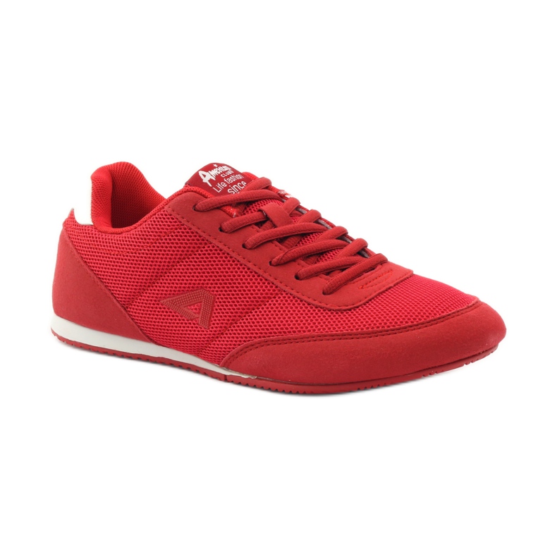 American Club Americký 7066 červený joggingový sport bílý 1