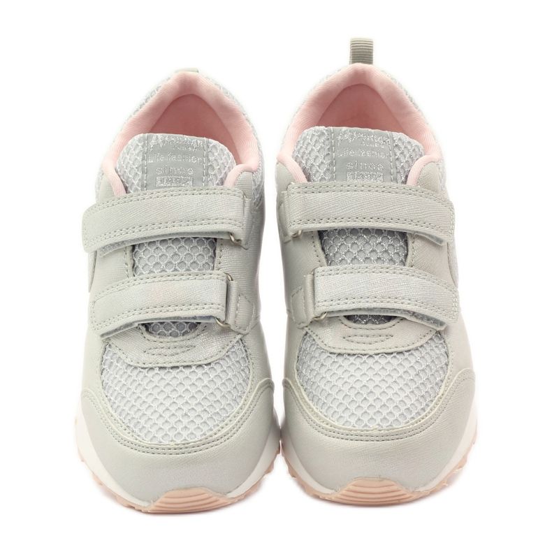 American Club Sportovní suchý zip American 16211 silver šedá 4