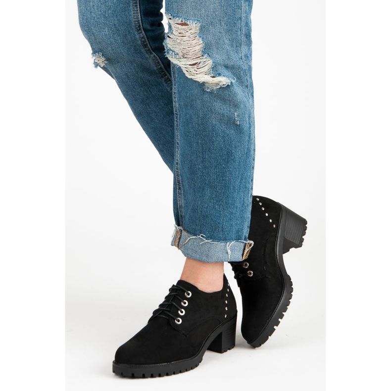 Seastar Černé boty na sloupku černá 2