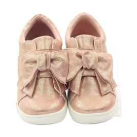 American Club Americké růžové tenisky 17386 žlutá růžový 4