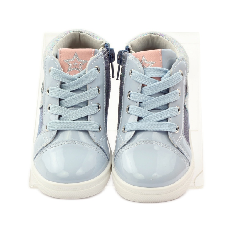 American Club Sportovní dívčí americké srdce šedá modrý 4