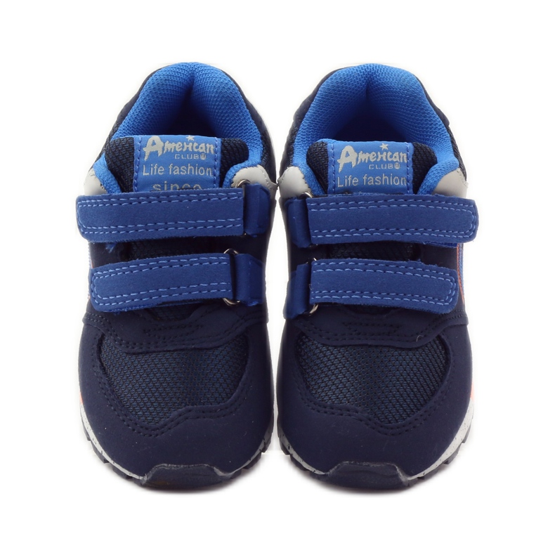 American Club Americké tenisky 15110 námořnická modrá oranžový 4