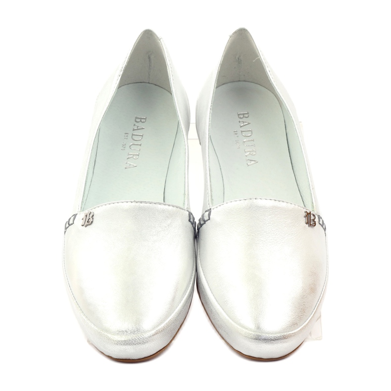 Dámské stříbrné boty Badura 6352 stříbrný 4