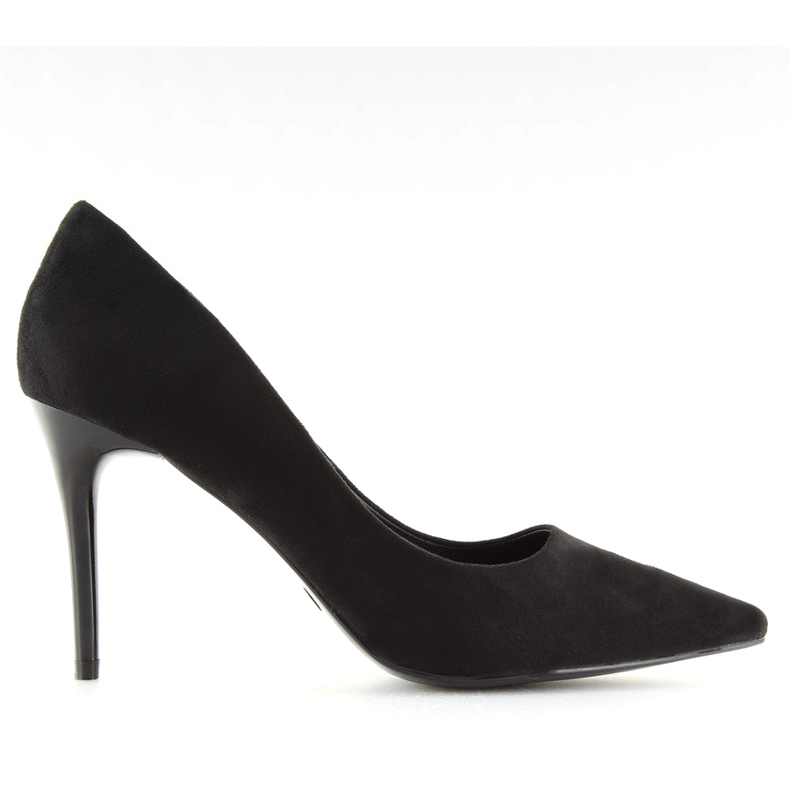 Černé dámské vysoké podpatky GF-JX78 Black černý 2
