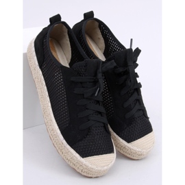 BM Černé espadrilky BB06P černé černá 1