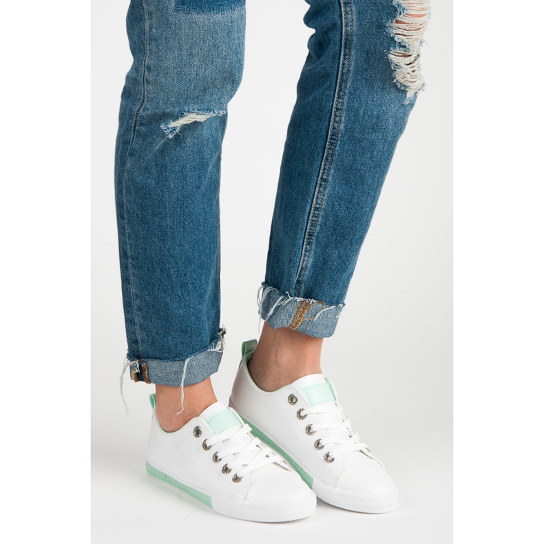 Šněrovací tenisky bílý 1