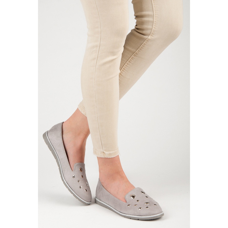 Bestelle Semišové pány šedá 2