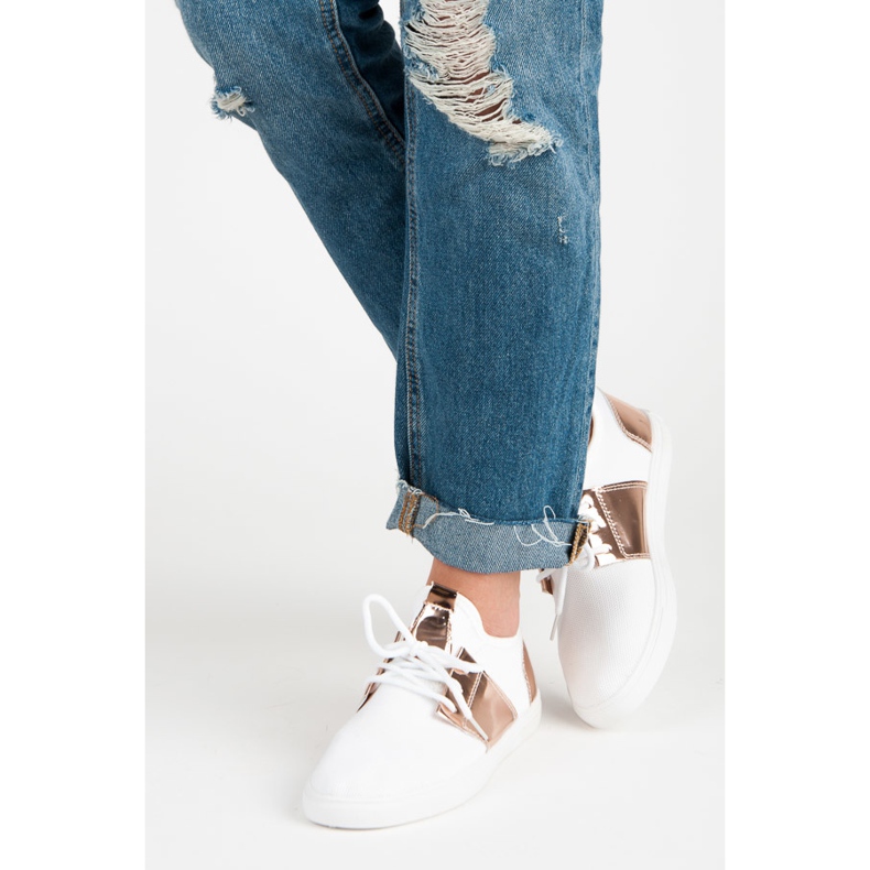 Dámské sportovní tenisky bílý růžový 2