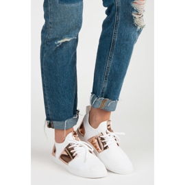 Dámské sportovní tenisky bílý růžový 1