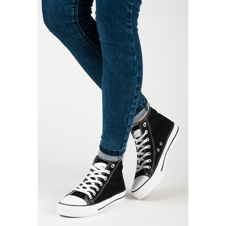 Seastar Dámské vysoké tenisky černý 2