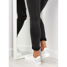 Bílé dámské tenisky SU09p White bílý 2