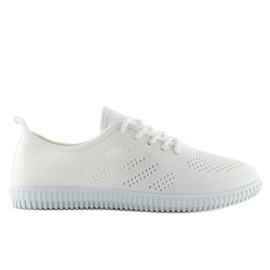 Dámské bílé tenisky LA10P bílé bílý 2